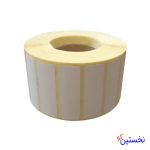 لیبل (برچسب) کاغذی تک ردیفه 45×15